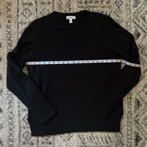 Nordstrom Black Cashmere Sweater - Large - Picture 4 of 6